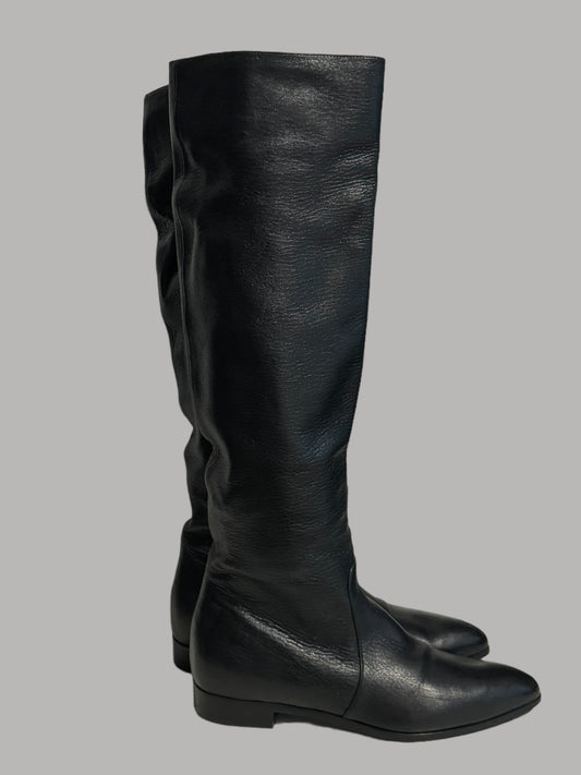 PRADA knee high boots size 10