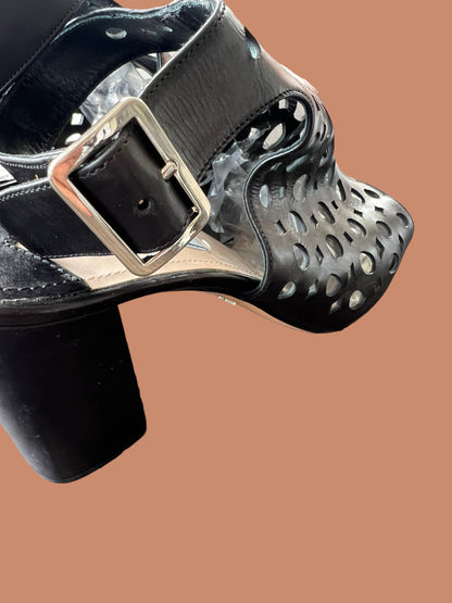 PRADA perforated sandals size 10