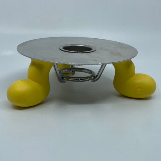 Yellow Footed Votive Candle Holder