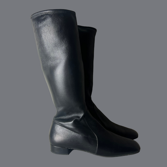 PRADA leather boots size 10