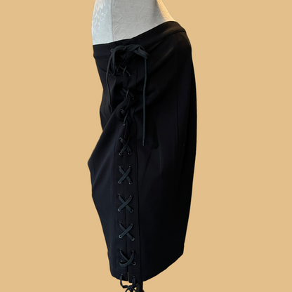Jean Paul Gaultier black skirt size large